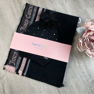 Juicy Couture Hat & Scarf  set
